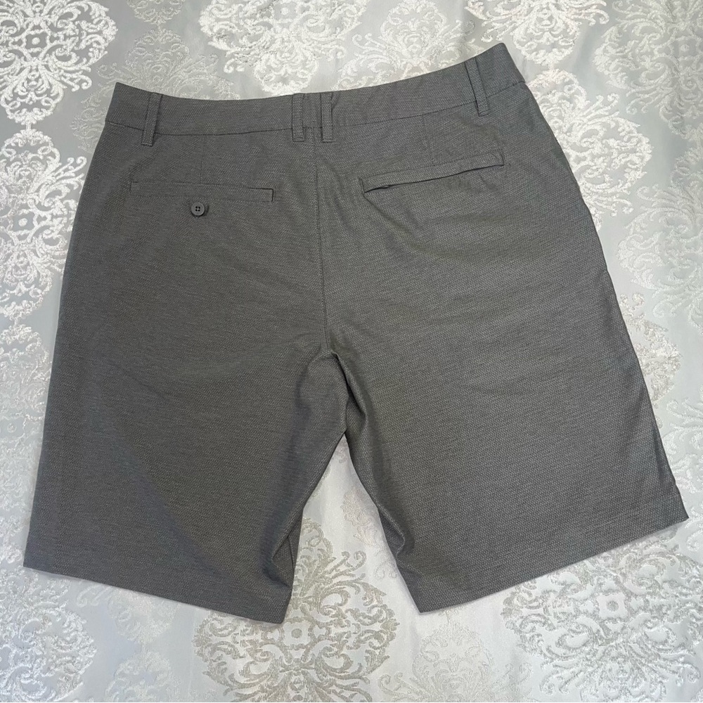 Hang Ten Mens Everyday Shorts Quick Dry 10” Inseam Grey Size 34 - Picture 2 of 7
